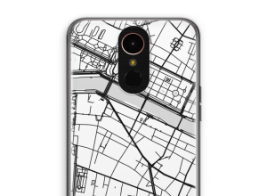 Put a city map on your LG K10 (2017) case