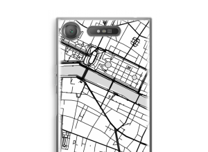 Put a city map on your Sony Xperia XZ1 case