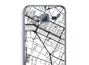 Put a city map on your Samsung Galaxy J3 (2016) case