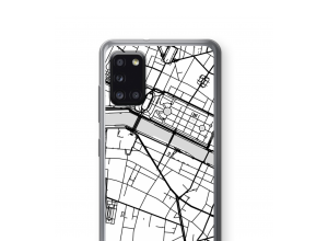 Put a city map on your Samsung Galaxy A31 case