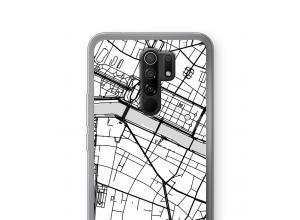 Put a city map on your Xiaomi Redmi 9 case